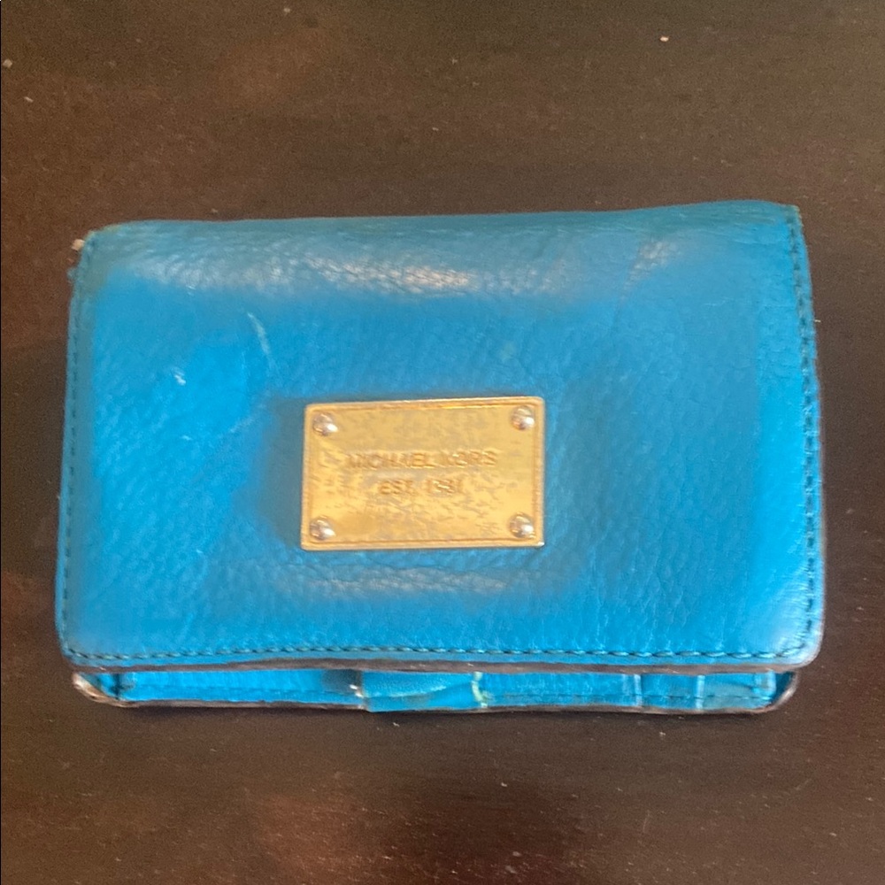 Michael Kors Vibrant Blue Wallet